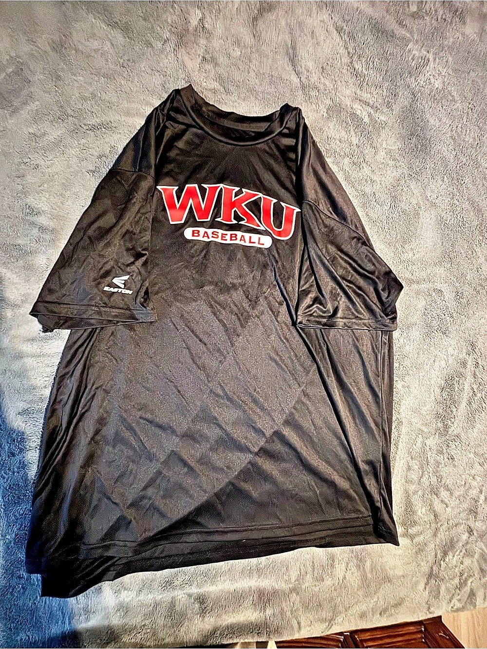 Easton WKU Baseball Jersey in Black